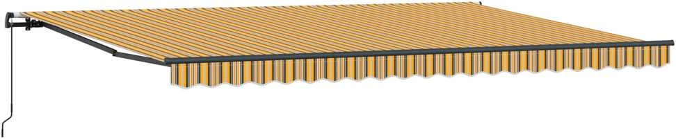 Ištraukiama markizė Įvairiaspalvis 500 × 300 cm