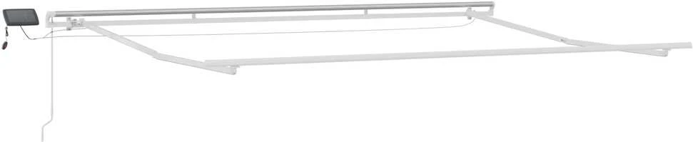 Ištraukiama markizė Balta 500 × 350 cm Audinys ir aliuminis