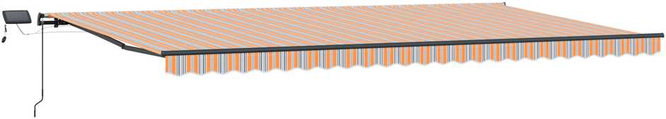 Ištraukiama markizė Įvairiaspalvis 600 × 300 cm