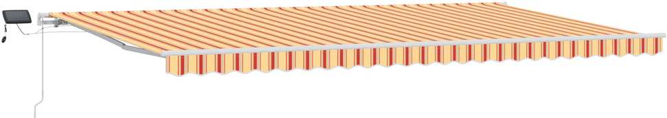 Ištraukiama markizė Geltona ir Oranžinė 600 × 300 cm