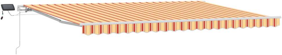 Ištraukiama markizė Geltona ir Oranžinė 500 × 300 cm