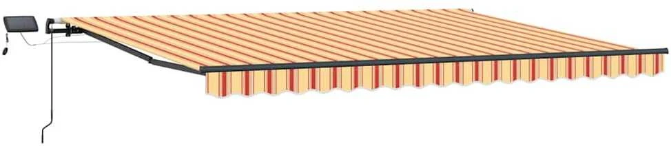 Ištraukiama markizė Geltona ir Oranžinė 400 × 350 cm