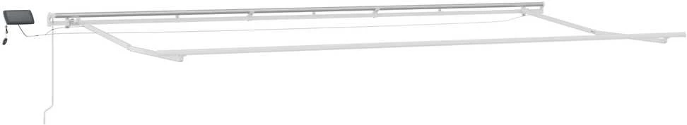 Ištraukiama markizė Žalia ir balta 600 × 300 cm
