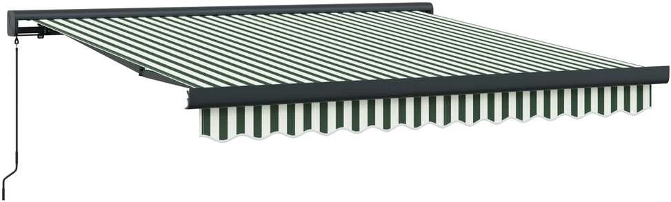 Ištraukiama markizė Žalia ir balta 350 x 250 cm