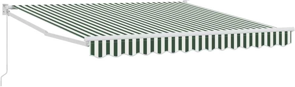 Ištraukiama markizė Žalia ir balta 300 x 250 x 165 cm