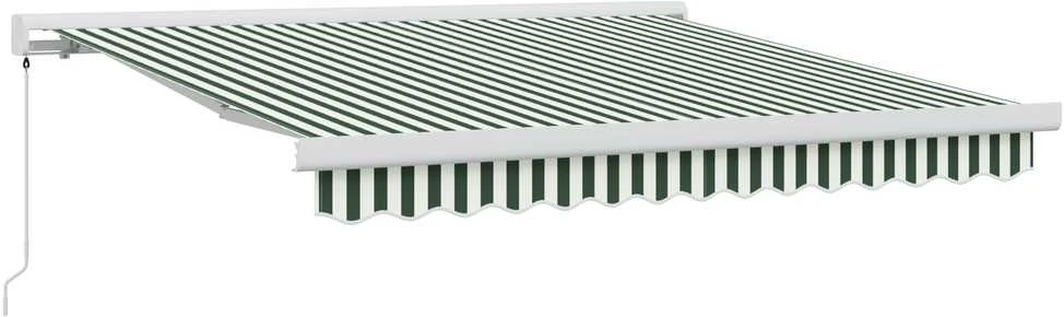 Ištraukiama markizė Žalia ir balta 300 x 250 cm