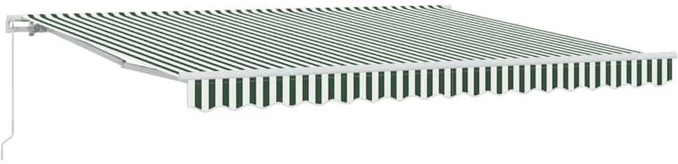Ištraukiama markizė Žalia ir balta 400 × 300 cm