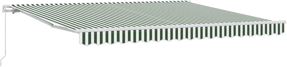 Ištraukiama markizė Žalia ir balta 400 × 300 cm