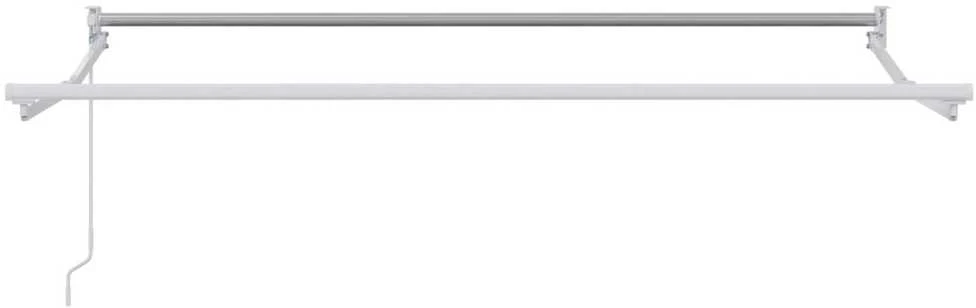 Ištraukiama markizė Mėlyna ir balta 3,5 x 2 m