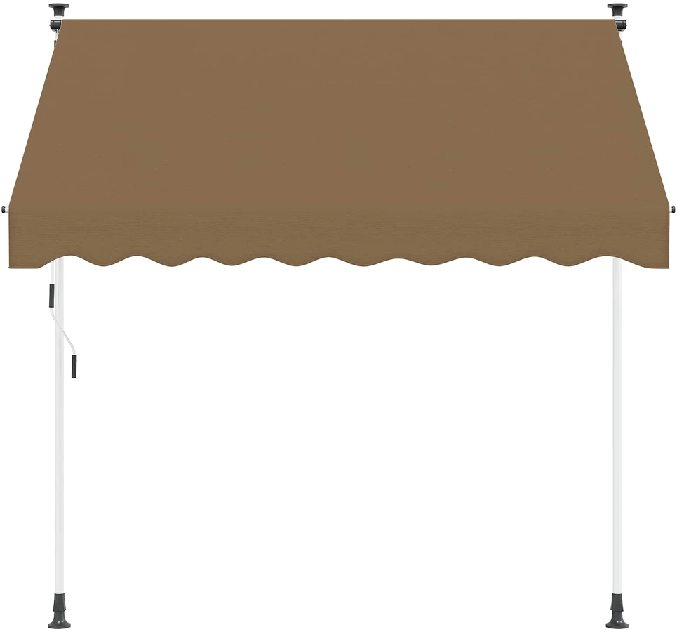 Rankinė sulankstoma markizė Smėlio 400 cm