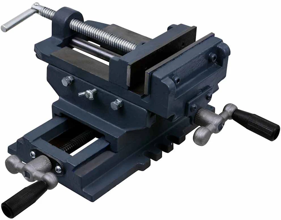 Rankinis kryžminio slydimo gręžtuvas-spaustuvas, 127mm