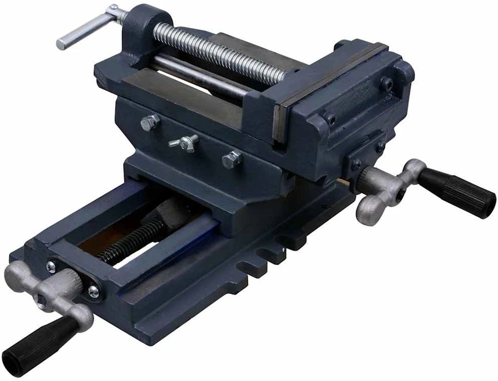 Rankinis kryžminio slydimo gręžtuvas-spaustuvas, 127mm