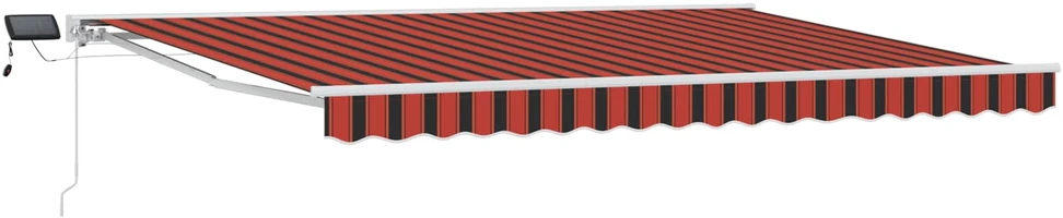 Rankinis markizės rėmas su LED 4,5 × 3,5 m