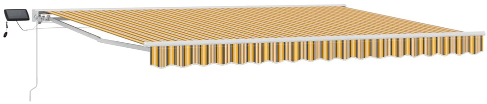 Rankinis markizės rėmas su LED 4,5 × 3,5 m