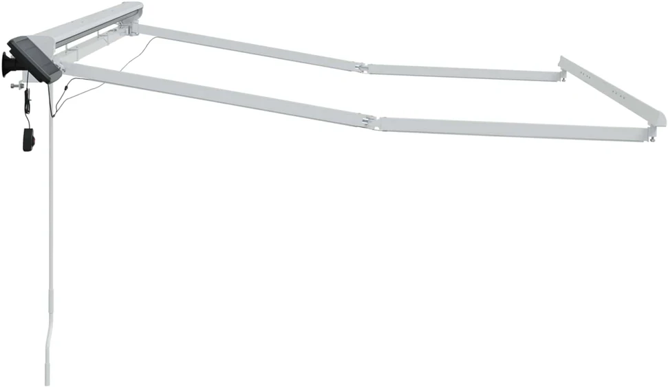 Manual Awning Frame with Solar LED 3 x 2,5 m Balta