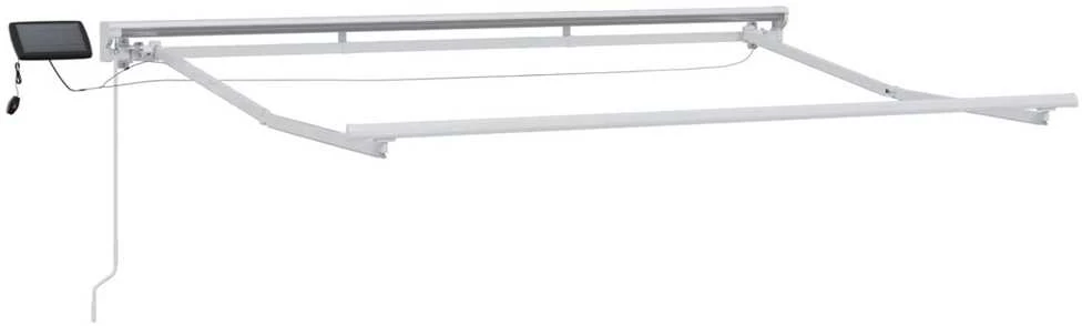 Rankinis markizės rėmas su LED Geltona ir balta 3,5 x 2 m