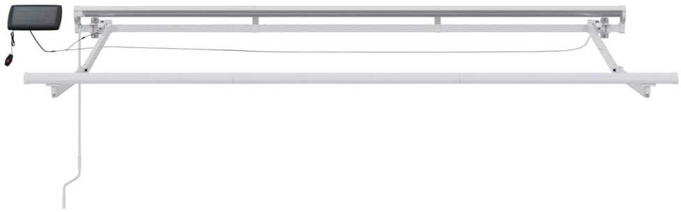 Rankinis markizės rėmas su LED 3,5 x 2 m