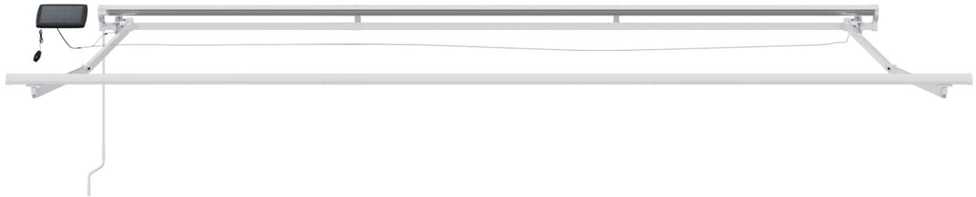 Rankinis markizės rėmas su LED 5 × 3,5 m