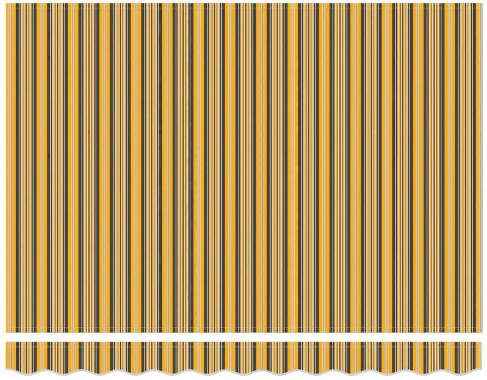 Rankinis markizės rėmas su LED 3,5 x 2,5 m