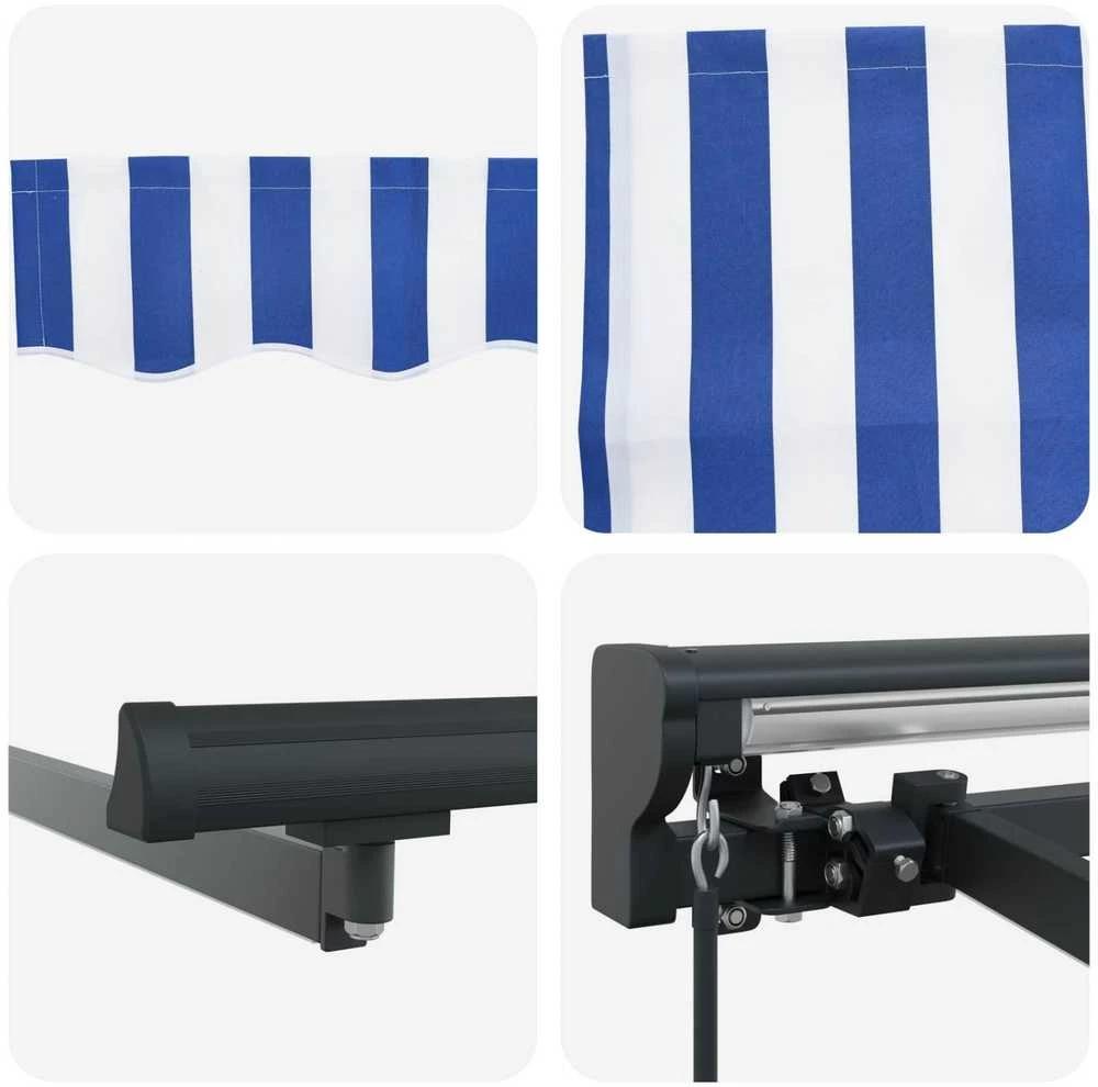 Rankinis markizės rėmas su LED 4,5 × 3 m