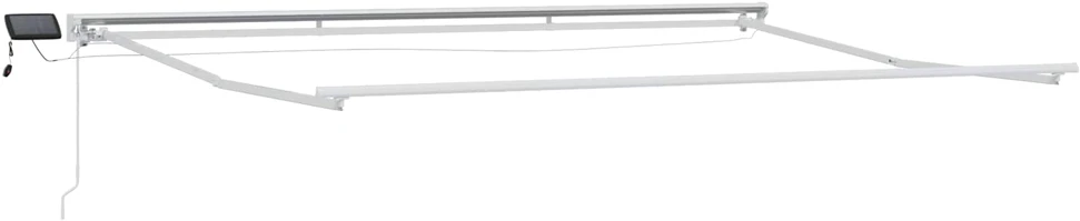 Rankinis markizės rėmas su LED Mėlyna ir balta 5 x 3 m