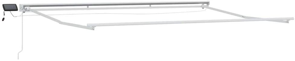 Rankinis markizės rėmas su LED Taupe 4,5 × 3,5 m
