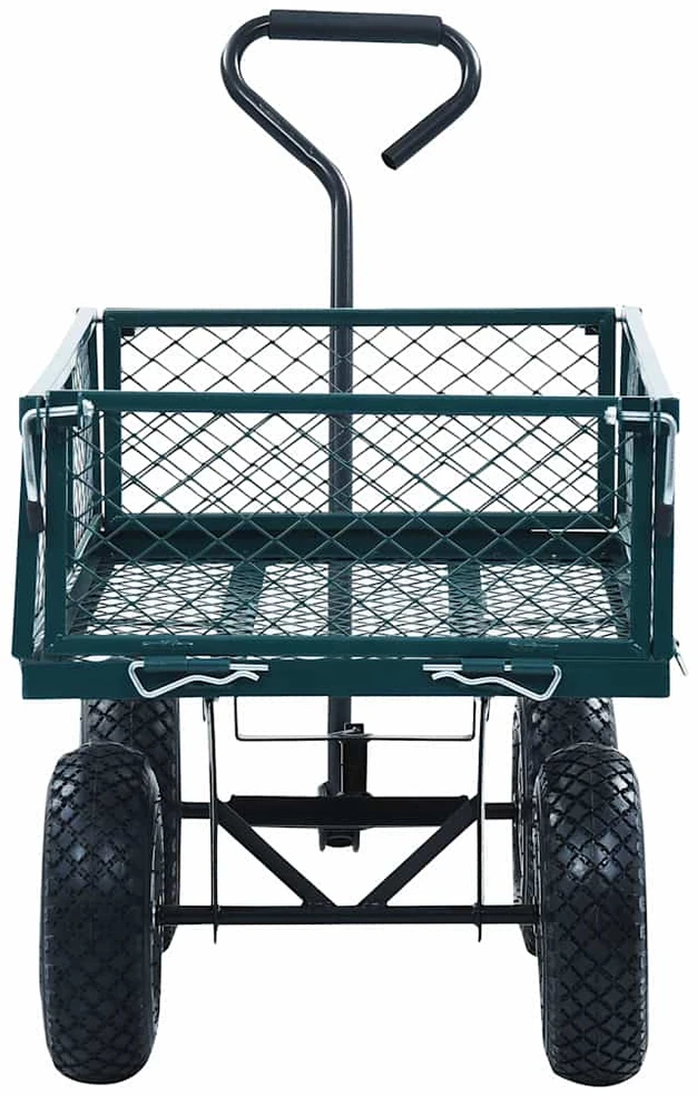 Rankinis sodo vežimėlis, žalios spalvos, 250kg