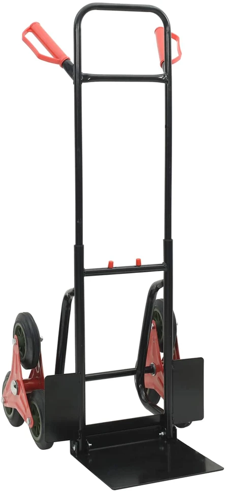 Rankinis vežimėlis Juoda ir raudona 64,5 x 49,5 x 114 cm