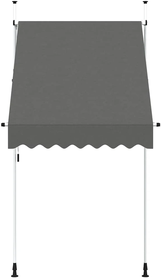 Rankiniu būdu ištraukiama markizė, antracito, 150cm