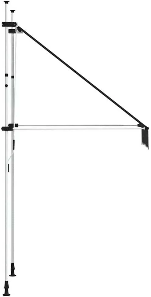 Rankiniu būdu ištraukiama markizė, antracito spalvos, 100cm