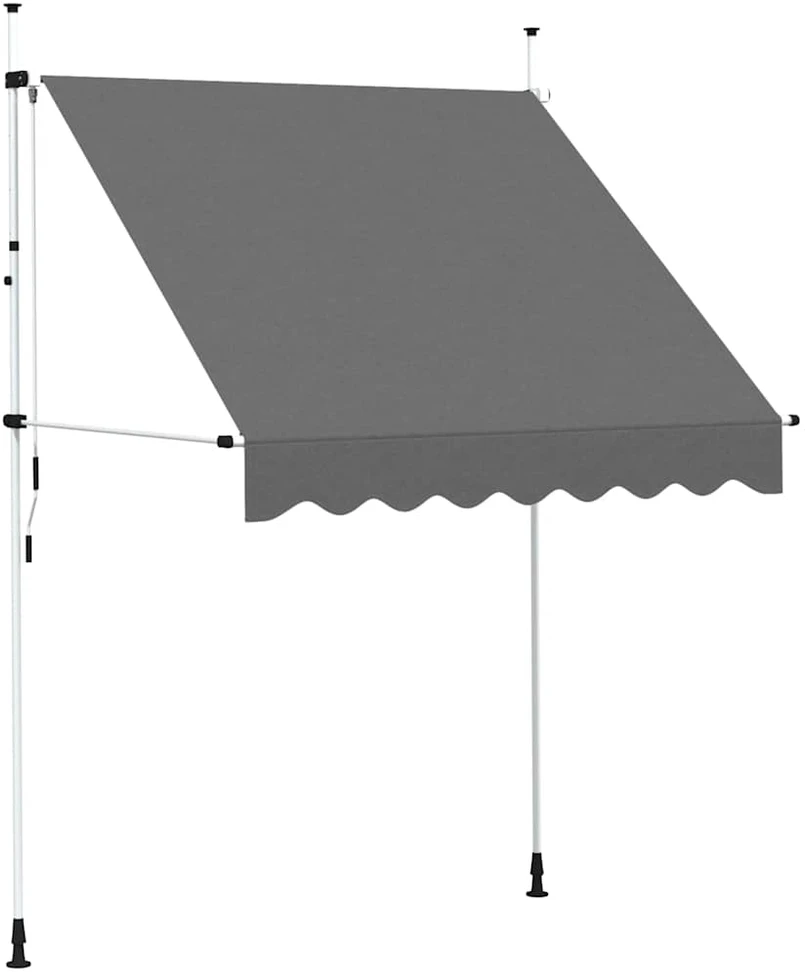 Rankiniu būdu ištraukiama markizė, antracito, 200cm