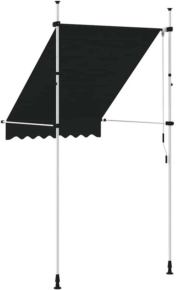 Rankiniu būdu ištraukiama markizė, antracito, 150cm