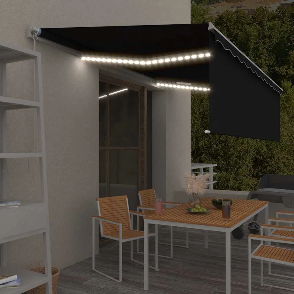 Rankiniu būdu ištraukiama markizė, antracito, 5x3m