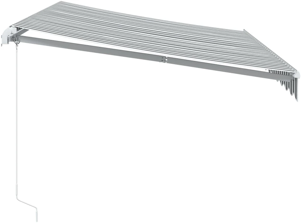 Ištraukiama markizė Antracito ir baltos 350 x 250 cm