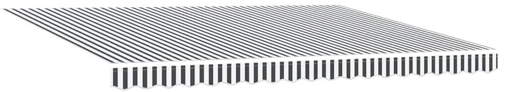 Ištraukiama markizė Antracito ir baltos 450 × 300 cm