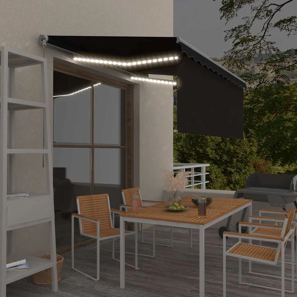 Rankiniu būdu ištraukiama markizė, antracito, 3x2,5m