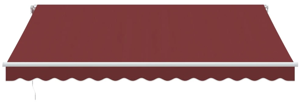 Rankiniu būdu ištraukiama markizė, bordo spalvos, 400x350cm