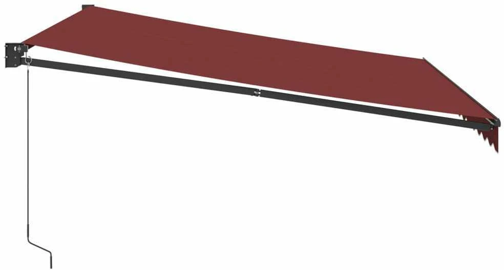 Rankiniu būdu ištraukiama markizė, bordo spalvos, 400x300cm