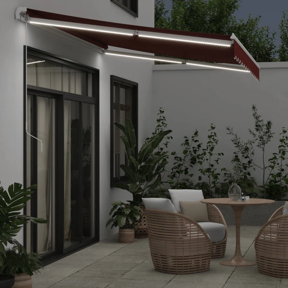 Ištraukiama markizė Vyšninė 350 x 250 cm Audinys ir aliuminis