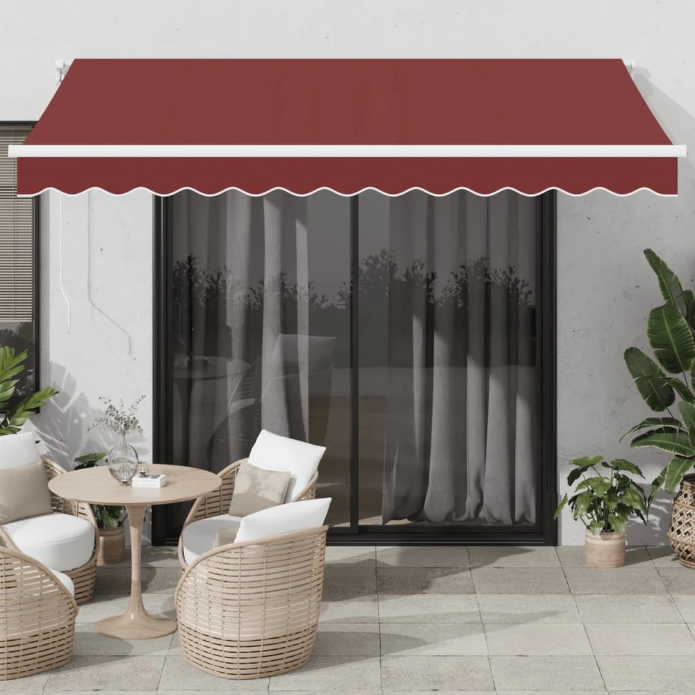 Ištraukiama markizė Vyšninė 350 x 250 cm Audinys ir aliuminis