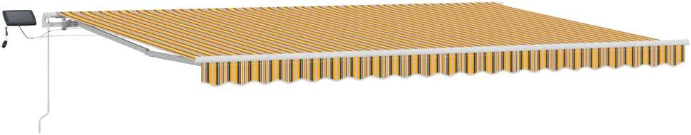 Ištraukiama markizė Įvairiaspalvis 500 × 300 cm