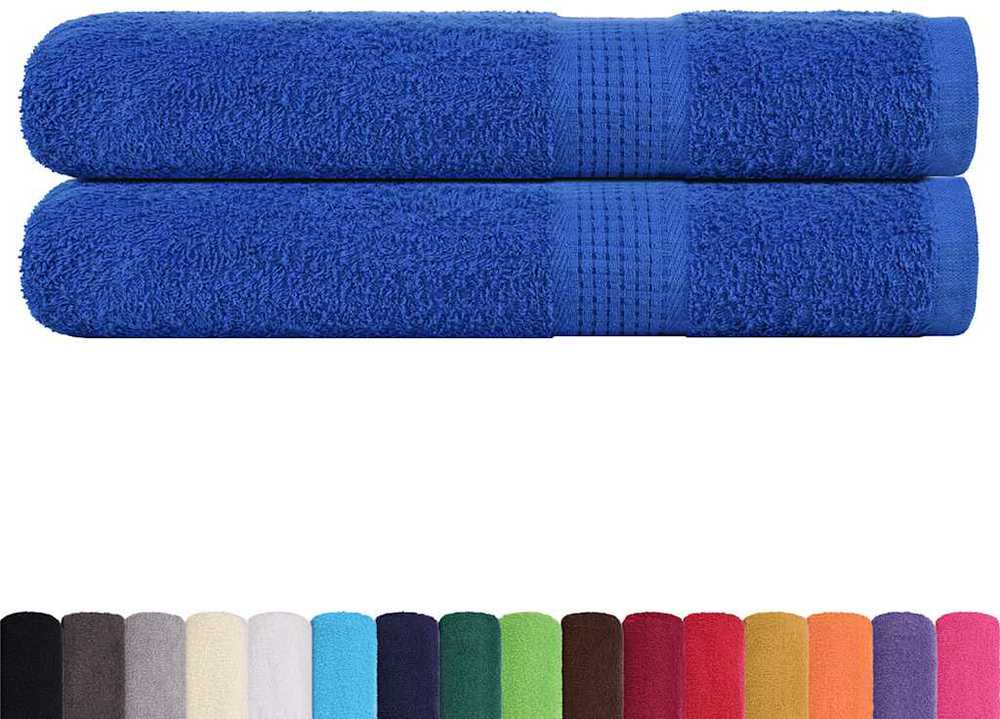 Rankšluostis Rankšluosčiai, FROGN, 2 vnt., mėlyni, 100x200 cm, 360 g/m²