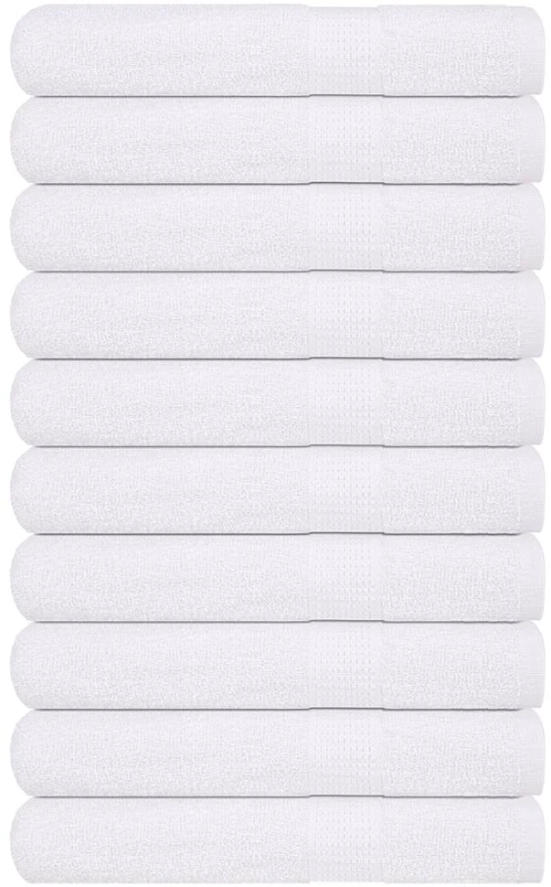 Rankšluostis Rankšluosčiai, FROGN, 10 vnt., balti, 100x200 cm, 360 g/m²