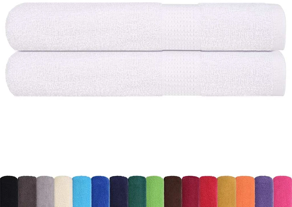 Rankšluostis Rankšluosčiai, FROGN, 2 vnt., balti, 100x200 cm, 360 g/m²