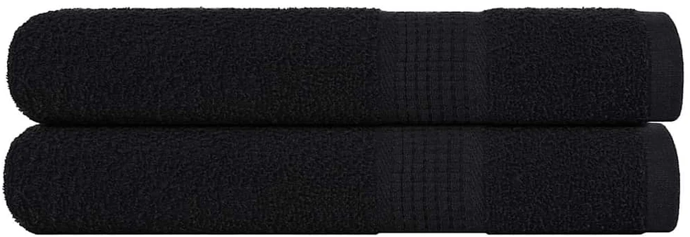 Rankšluostis Rankšluosčiai, FROGN, 2 vnt., juodi, 100x200 cm, 360 g/m²