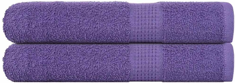 Rankšluostis Rankšluosčiai, FROGN, 2 vnt., violetiniai, 100x200 cm, 360 g/m²