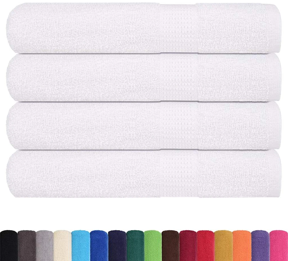 Rankšluostis Rankšluosčiai, FROGN, 4 vnt., balti, 100x200 cm, 360 g/m²