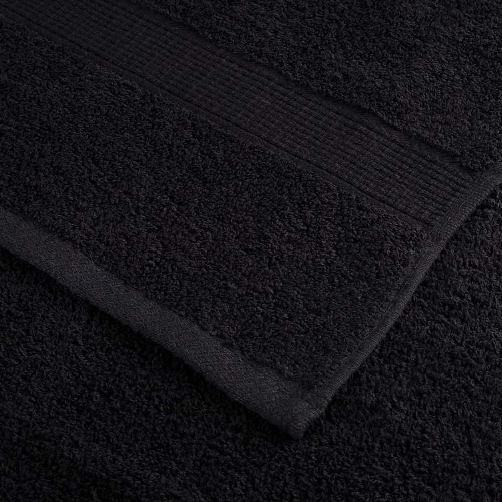 Rankšluostis Rankšluosčiai SOLUND, 10vnt., juodi, 100x200cm, 600g/m²
