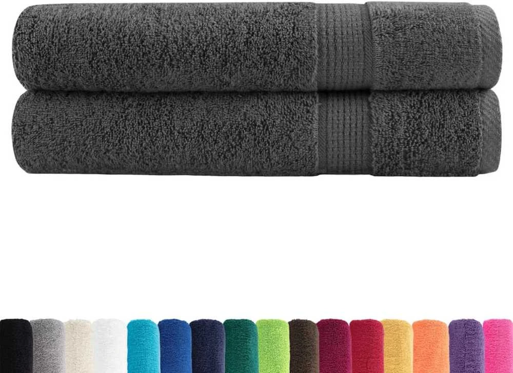 Rankšluostis Rankšluosčiai, SOLUND, 2vnt., antracito, 100x200cm, 600g/m²