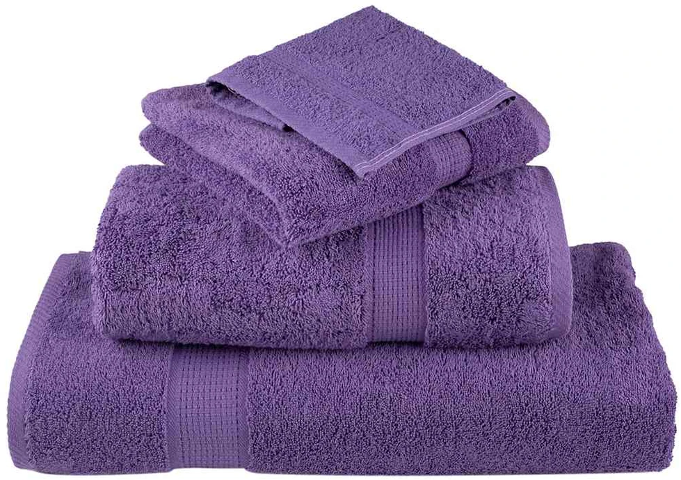 Rankšluostis Rankšluosčiai SOLUND, 4vnt., violetiniai, 100x200cm, 600g/m²